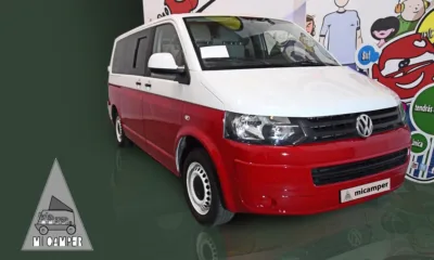 Volkswagen bicolor roja blanca
