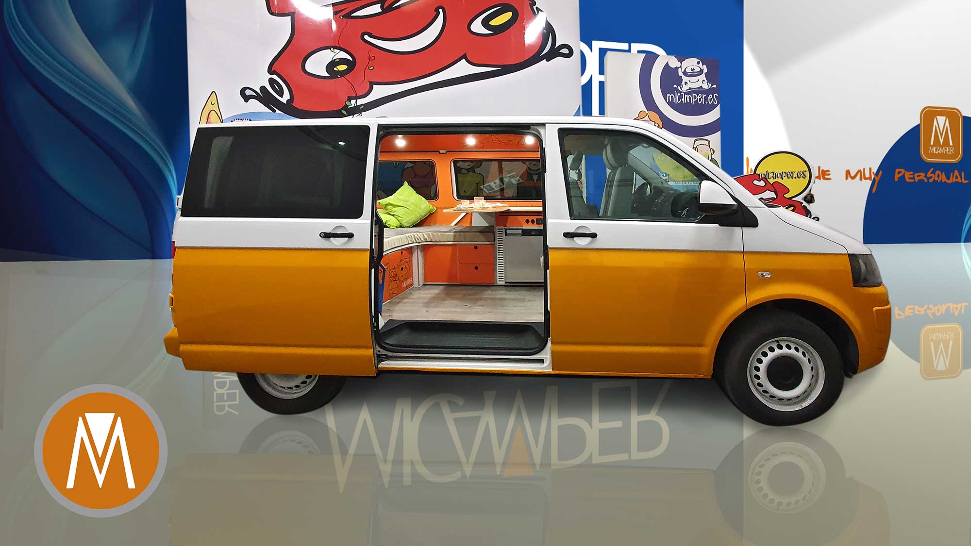 Foto 1 : Volkswagen transporter campervan