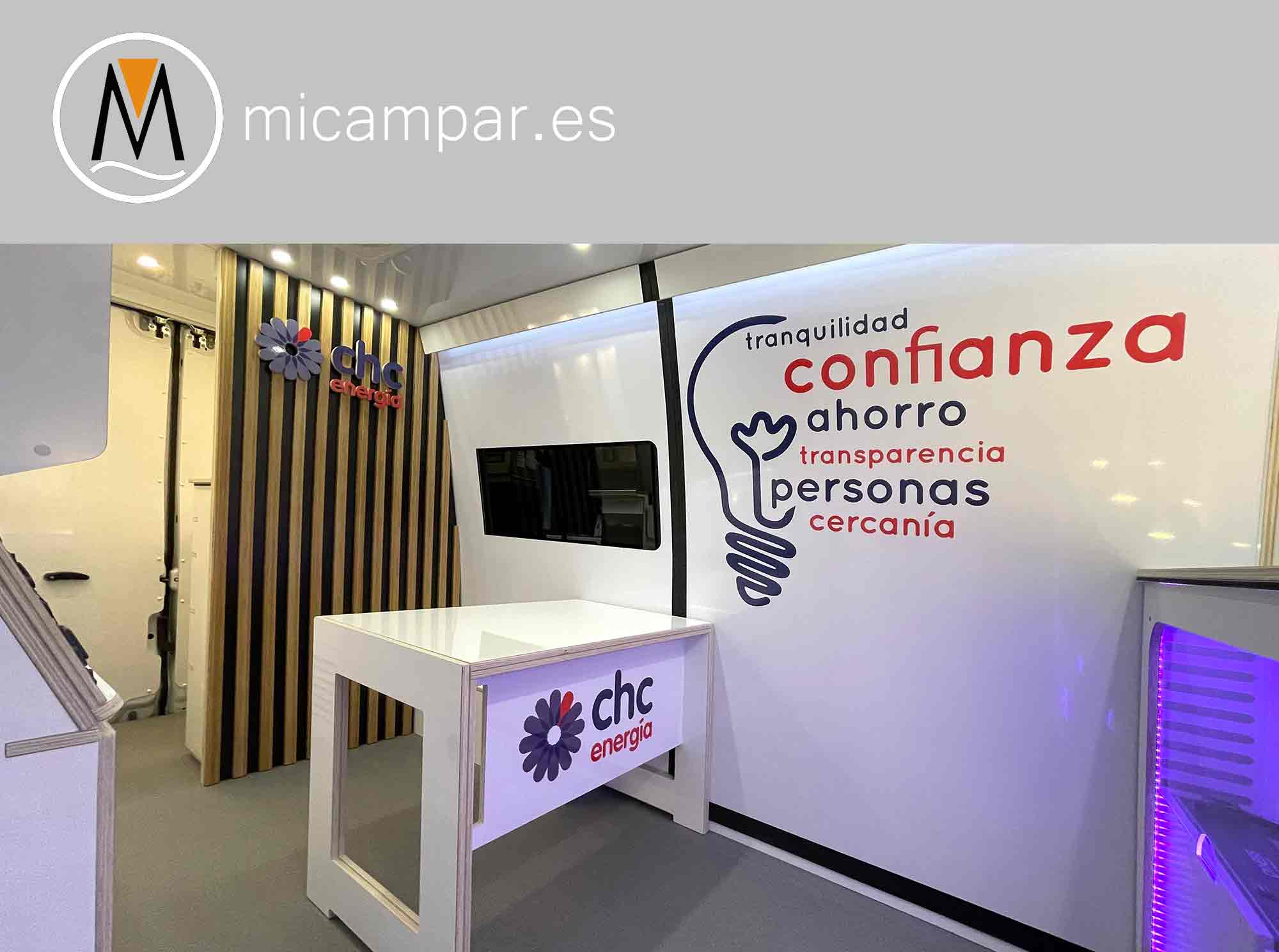 Foto 2 : Furgón Oficina Móvil y Expositor a Medida para Empresas  micamper.es