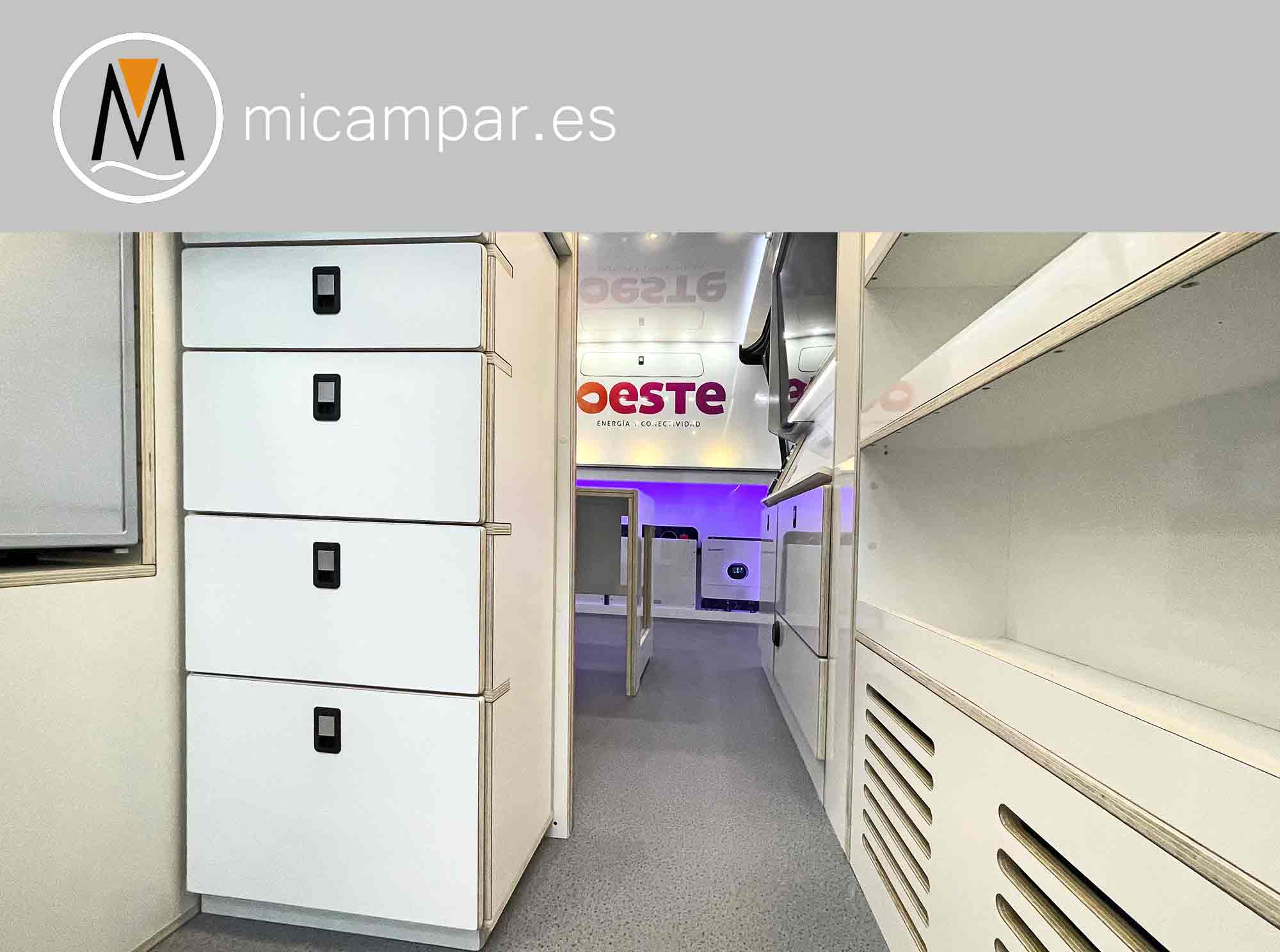 Foto 10 : Furgón Oficina Móvil y Expositor a Medida para Empresas  micamper.es
