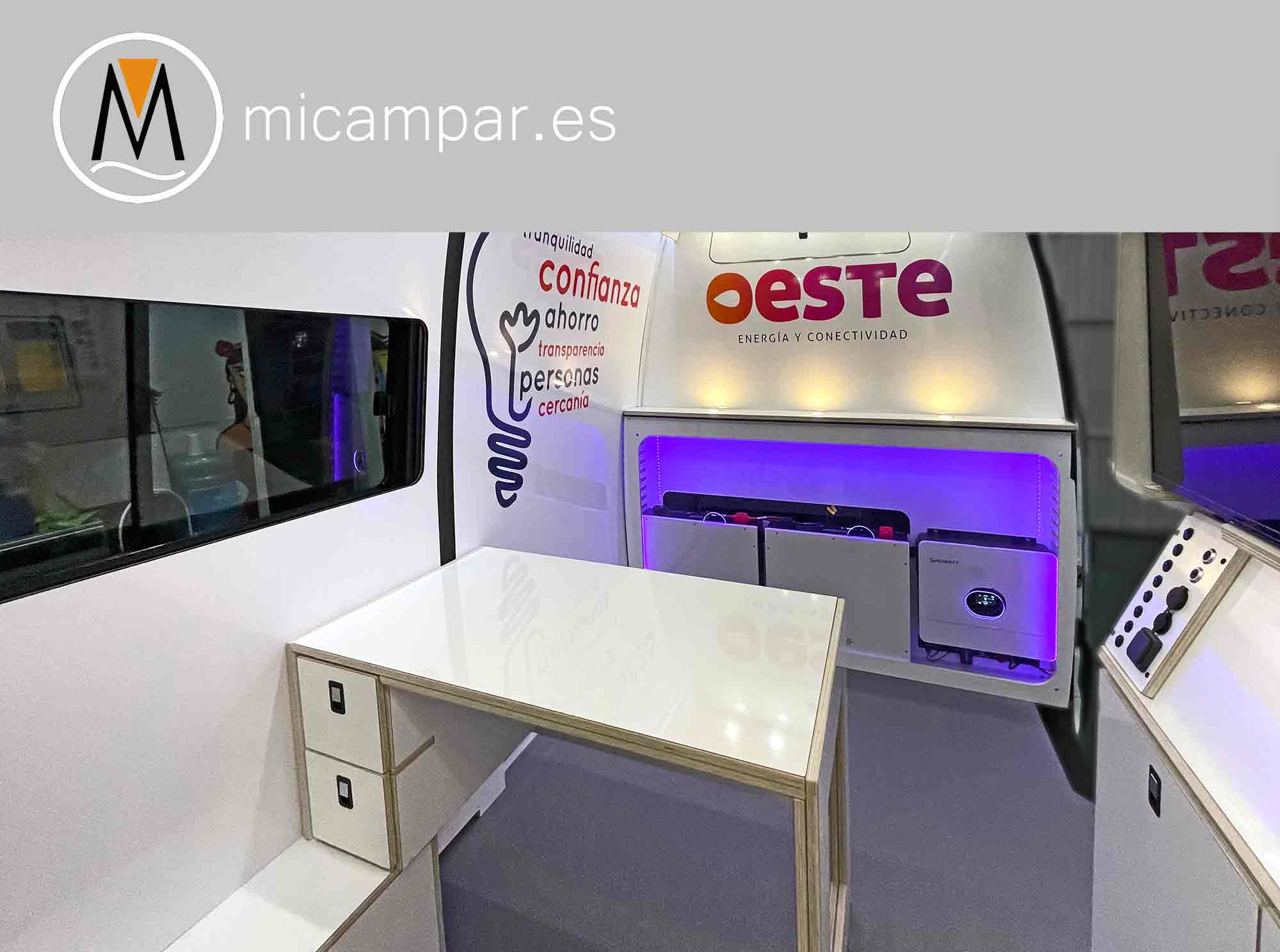 Foto 3 : Furgón Oficina Móvil y Expositor a Medida para Empresas  micamper.es