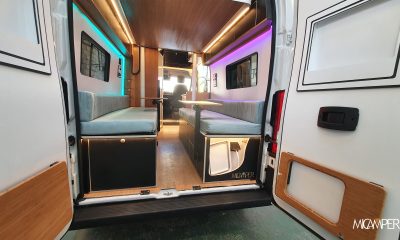 Foto 13 : camperización Opel Movano a medida con cama elevable