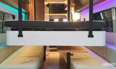 Foto 17 : camperización Opel Movano a medida con cama elevable