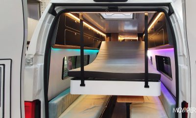 Foto 16 : camperización Opel Movano a medida con cama elevable