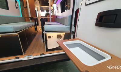 Foto 14 : camperización Opel Movano a medida con cama elevable