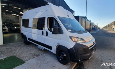Foto 2 : camperización Opel Movano a medida con cama elevable