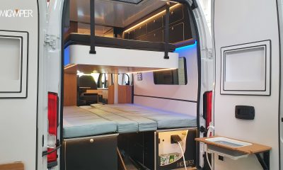 Foto 15 : camperización Opel Movano a medida con cama elevable