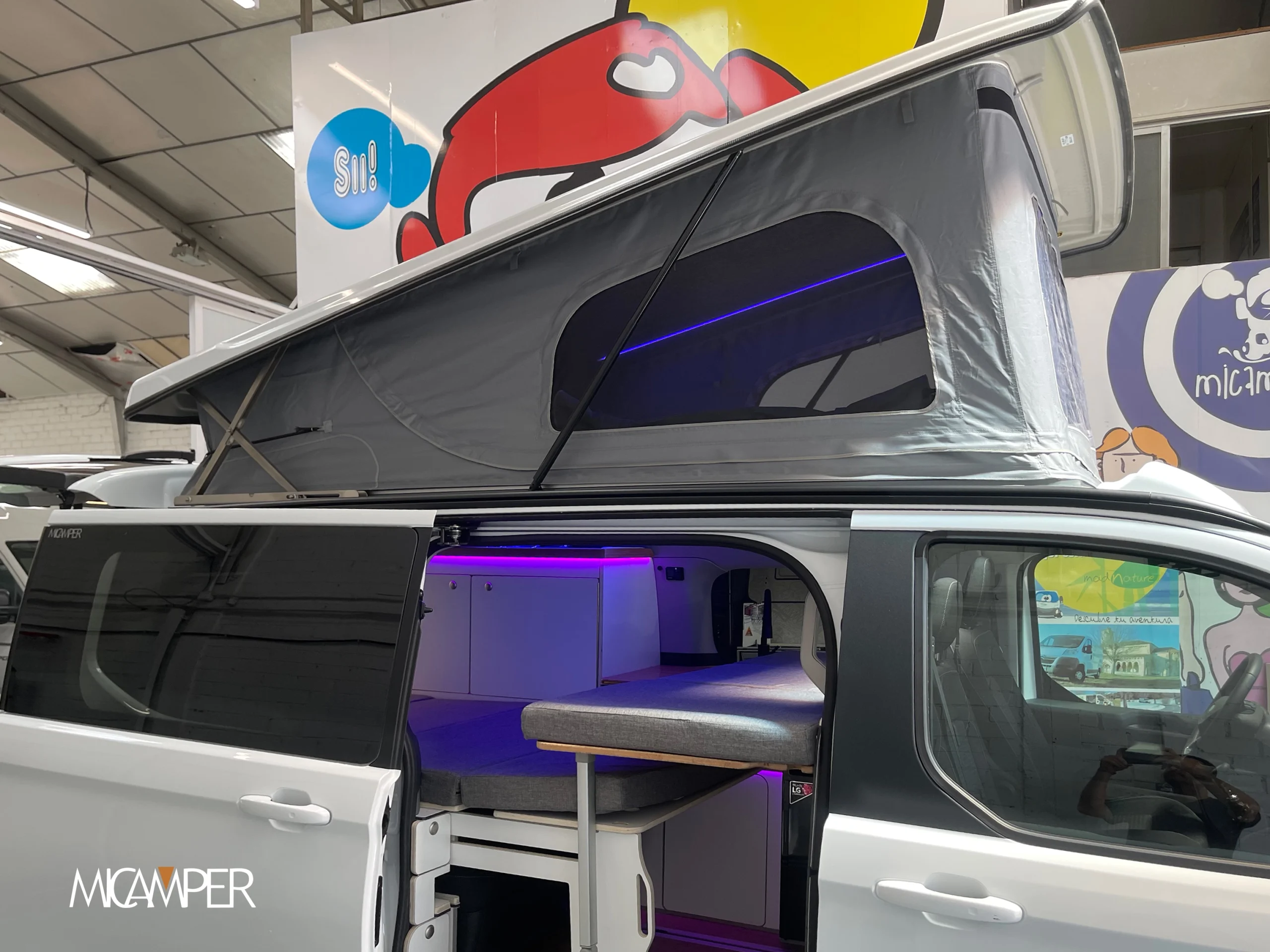 Camperización Ford Custom Tourneo a medida portada